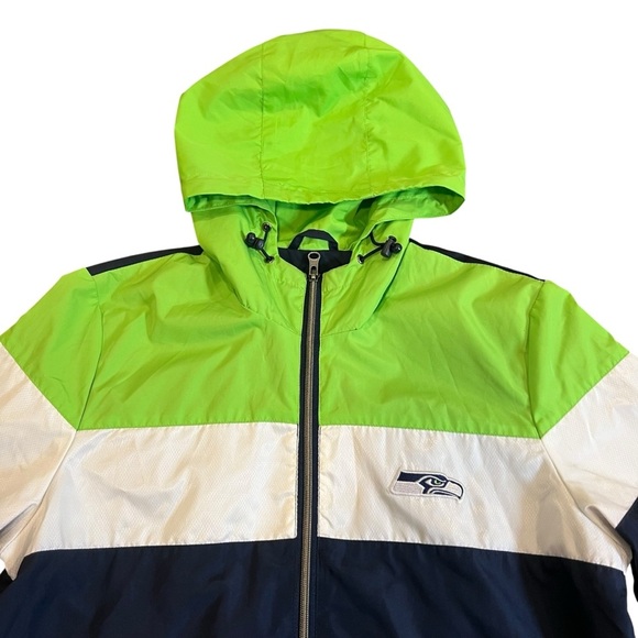 NFL | Seahawks | Windbreaker Hooded Jacket | Women’s | Size Medium - Picture 8 of 10